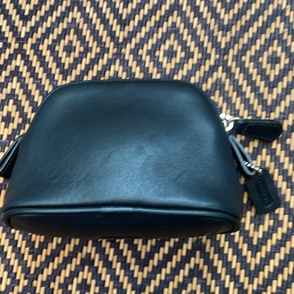 Vintage Coach SMALL COSMETIC POUCH 6987 black with nickel - Picture 3 of 8